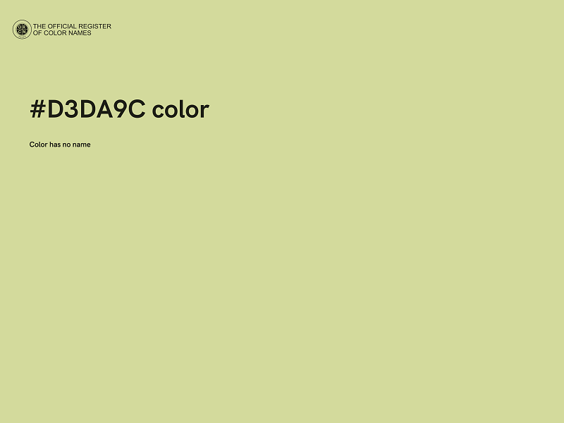 #D3DA9C color image