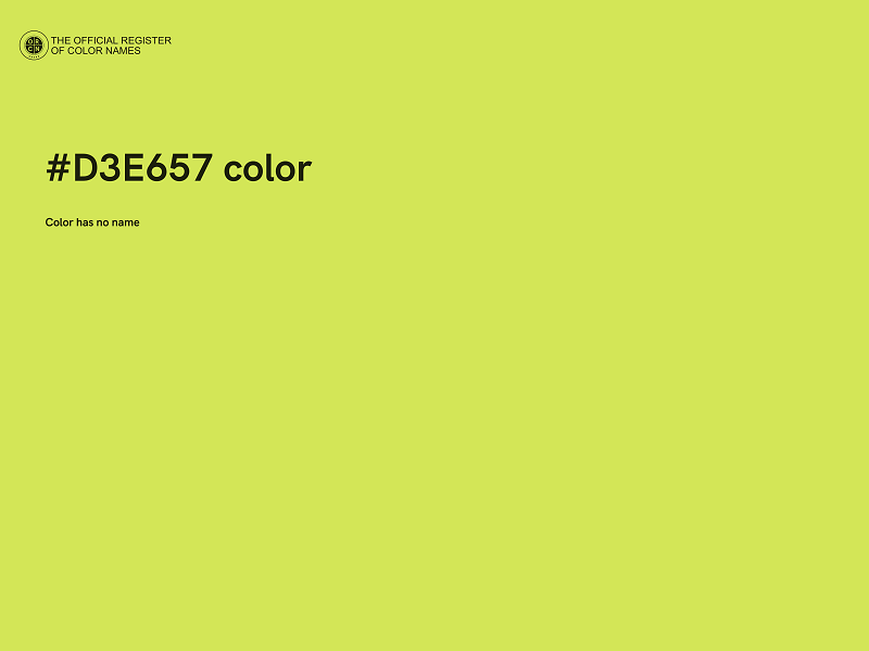 #D3E657 color image