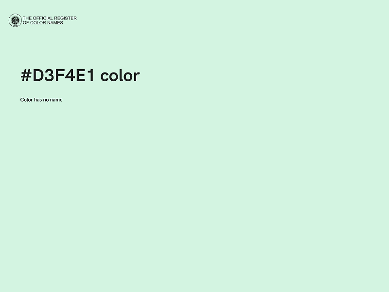 #D3F4E1 color image