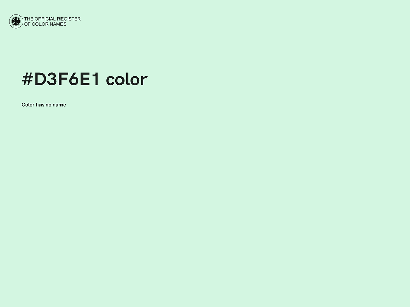 #D3F6E1 color image