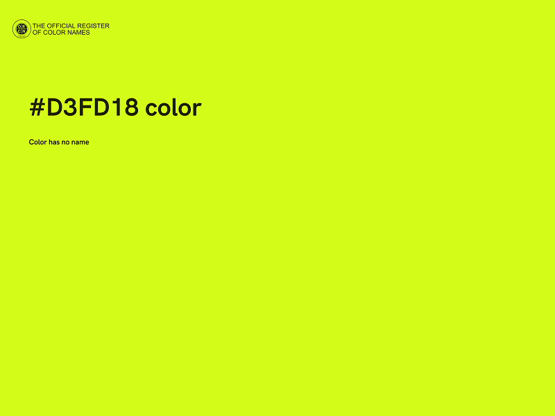 #D3FD18 color image