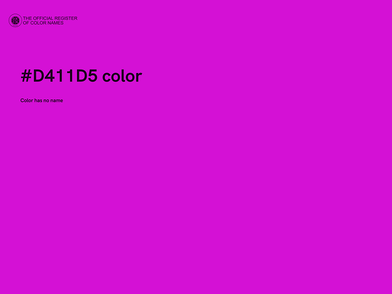 #D411D5 color image