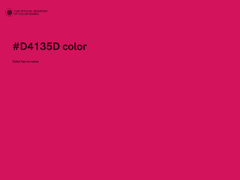 #D4135D color image