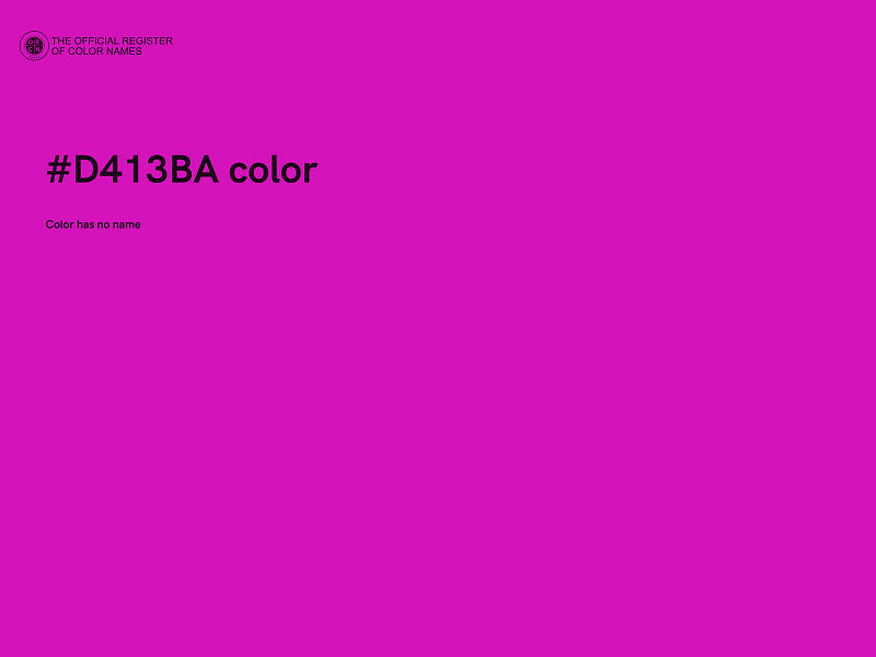 #D413BA color image