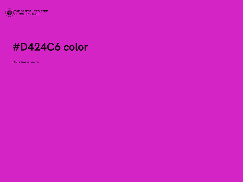 #D424C6 color image