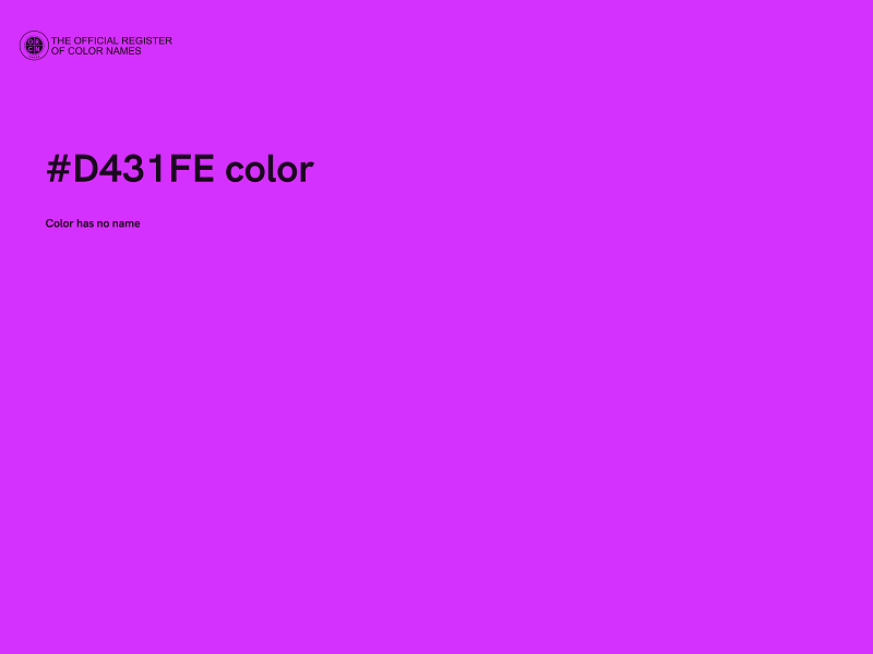 #D431FE color image