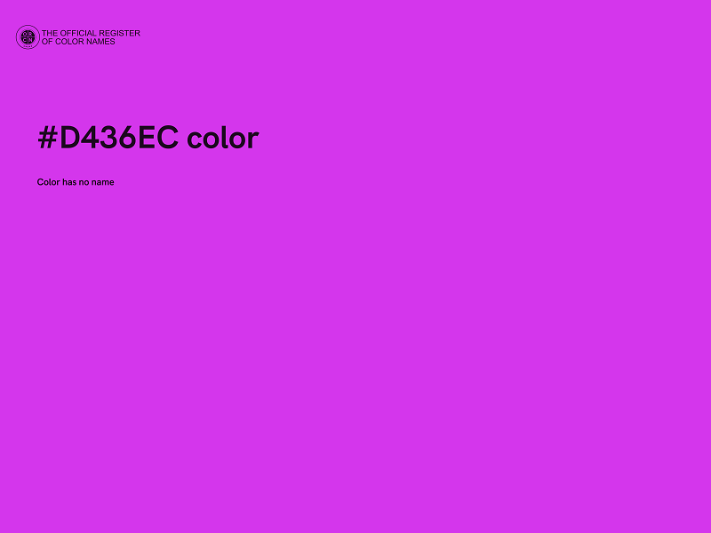 #D436EC color image