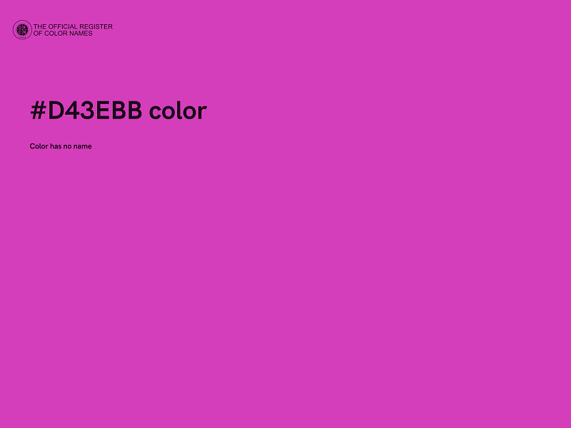 #D43EBB color image