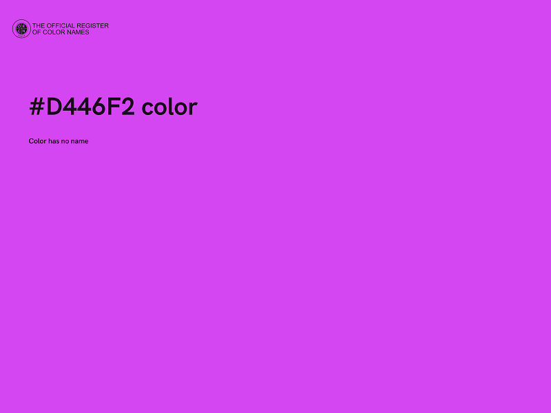 #D446F2 color image