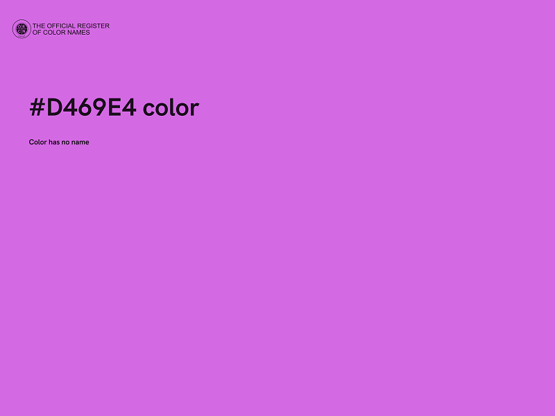 #D469E4 color image