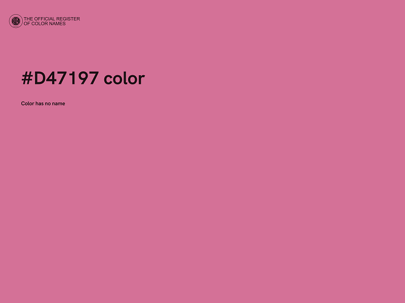 #D47197 color image