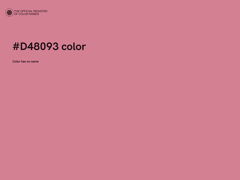 #D48093 color image