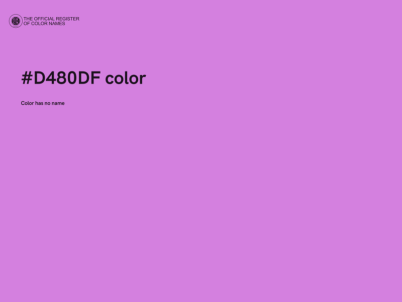 #D480DF color image