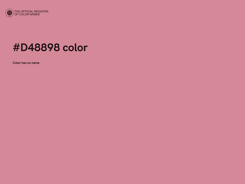 #D48898 color image