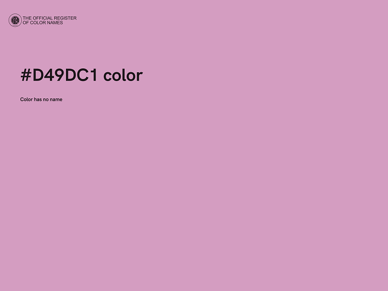 #D49DC1 color image