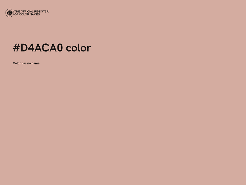 #D4ACA0 color image