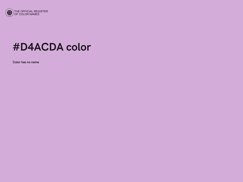 #D4ACDA color image