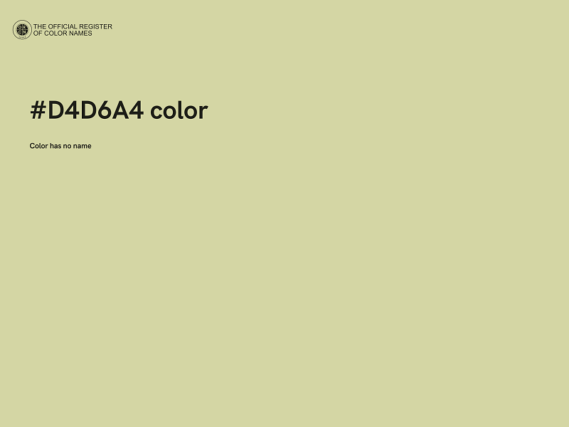 #D4D6A4 color image