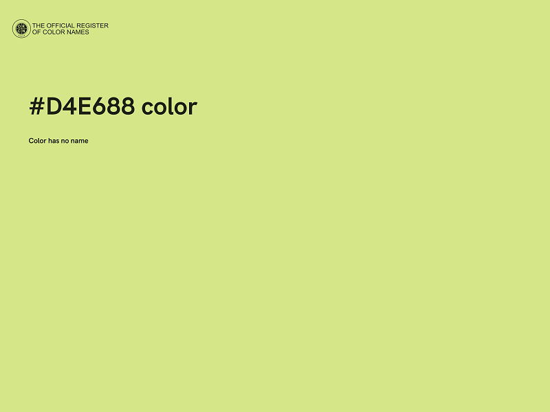 #D4E688 color image