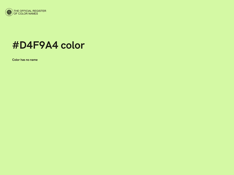 #D4F9A4 color image