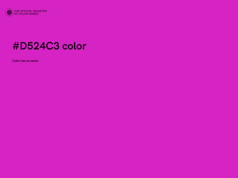 #D524C3 color image