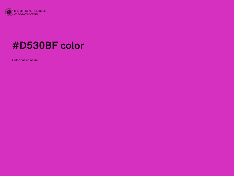 #D530BF color image