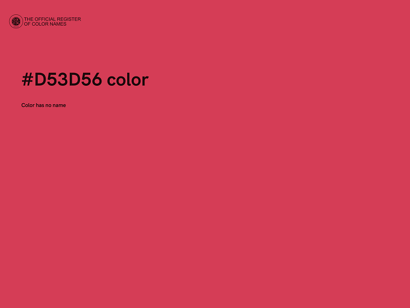 #D53D56 color image