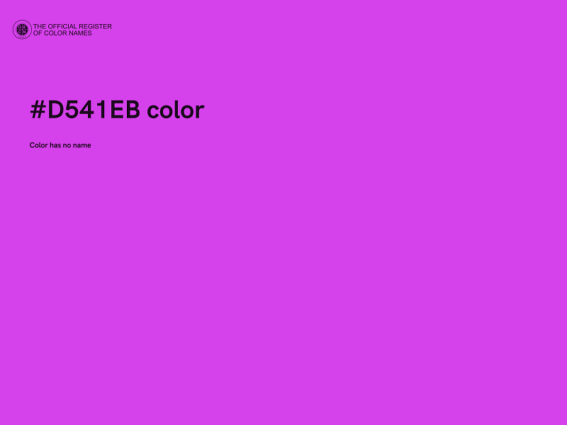 #D541EB color image