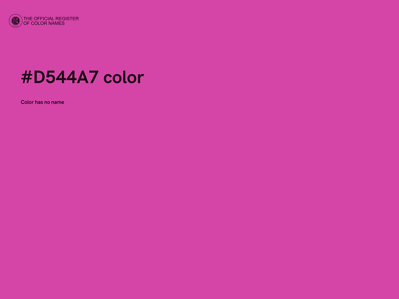 #D544A7 color image