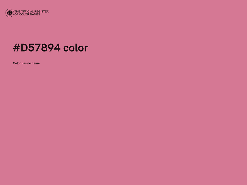 #D57894 color image