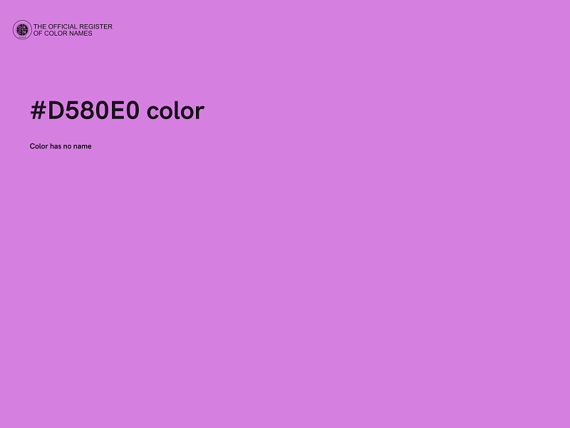 #D580E0 color image