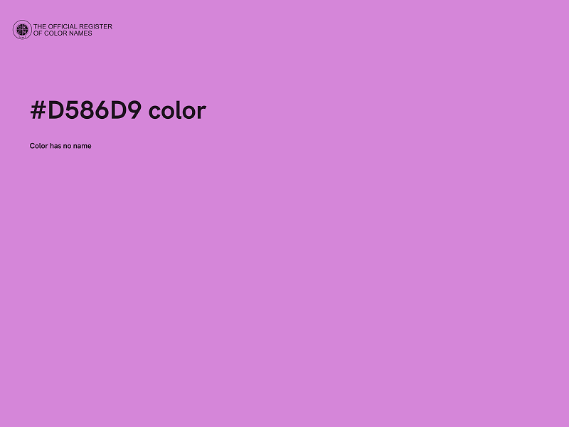 #D586D9 color image