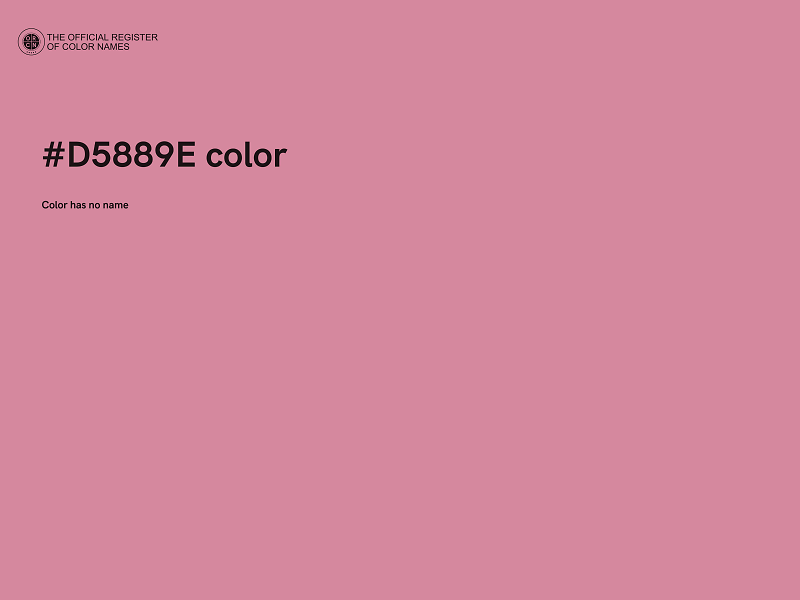 #D5889E color image