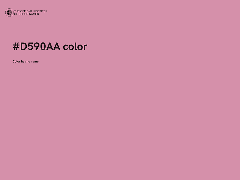 #D590AA color image