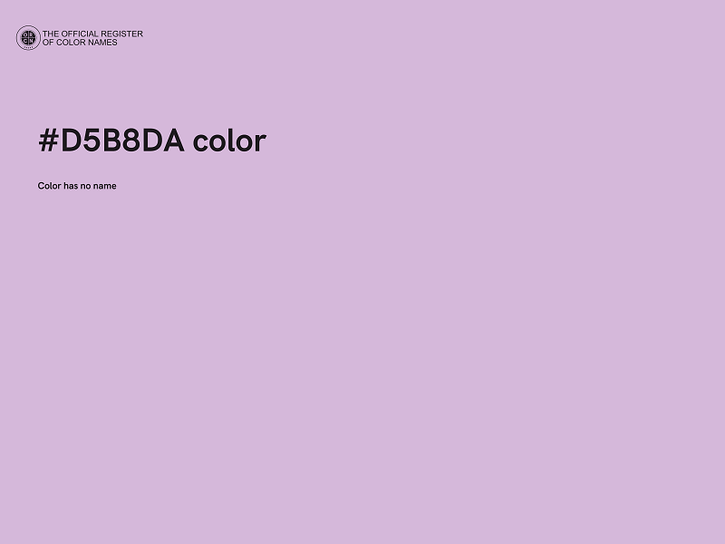 #D5B8DA color image