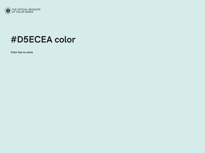 #D5ECEA color image