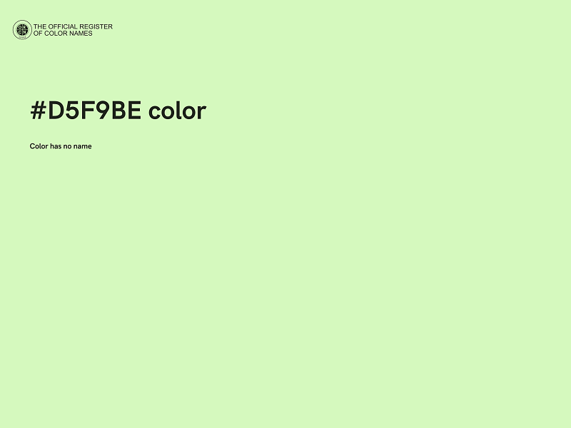 #D5F9BE color image