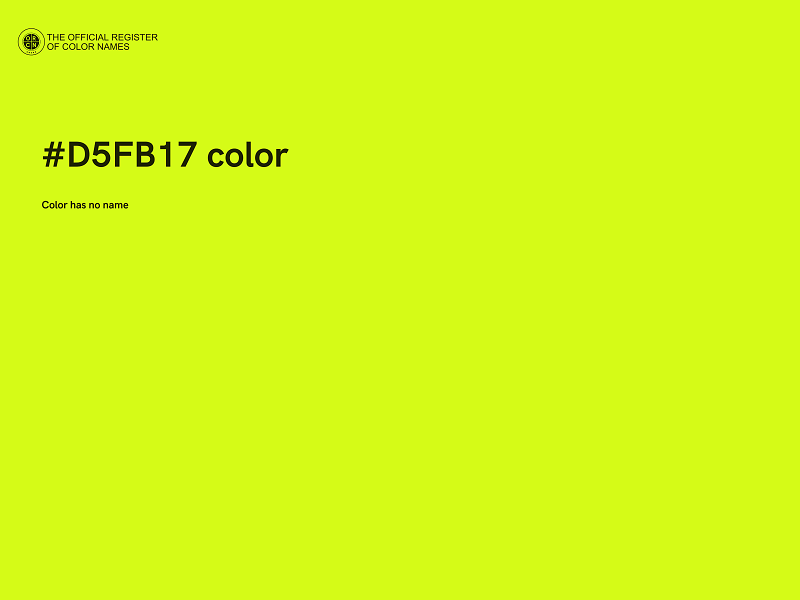 #D5FB17 color image