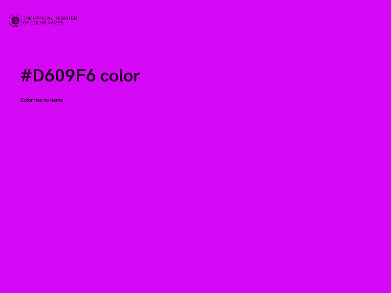 #D609F6 color image