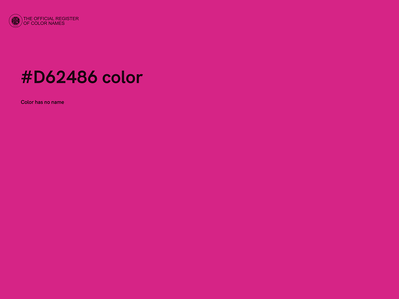 #D62486 color image