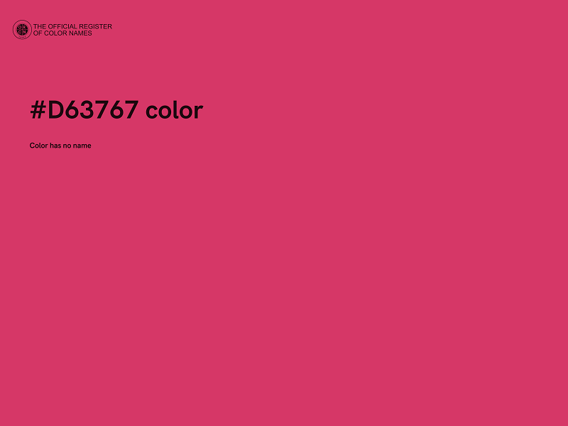 #D63767 color image