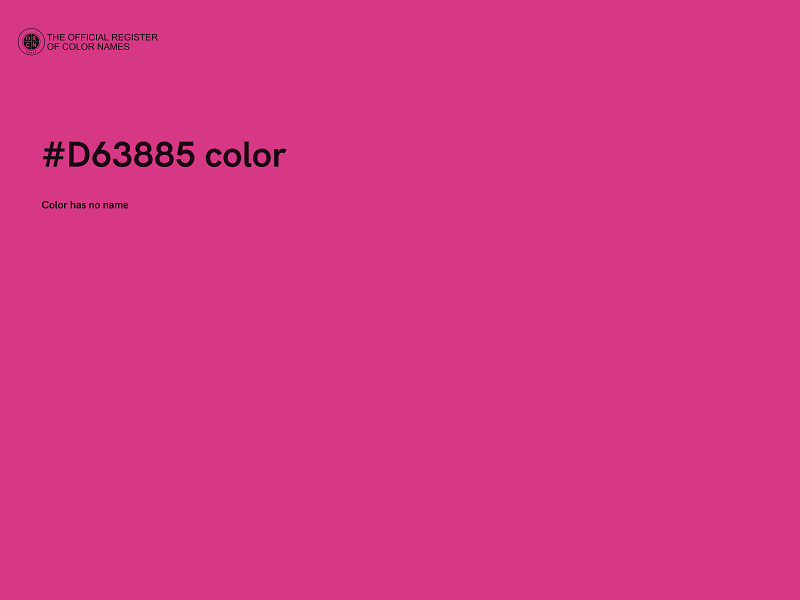 #D63885 color image