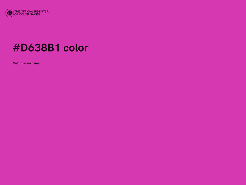 #D638B1 color image