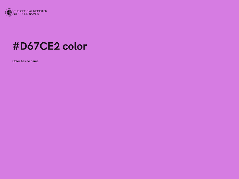 #D67CE2 color image