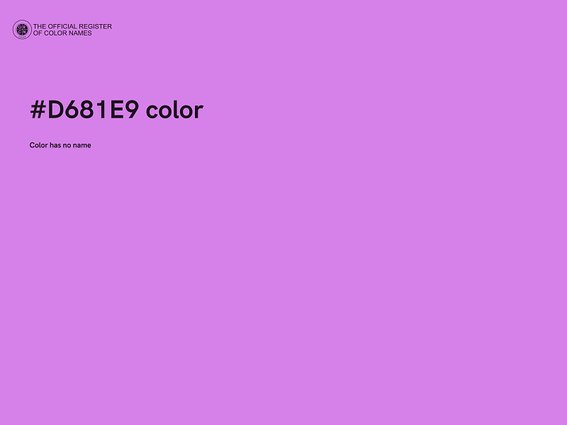 #D681E9 color image