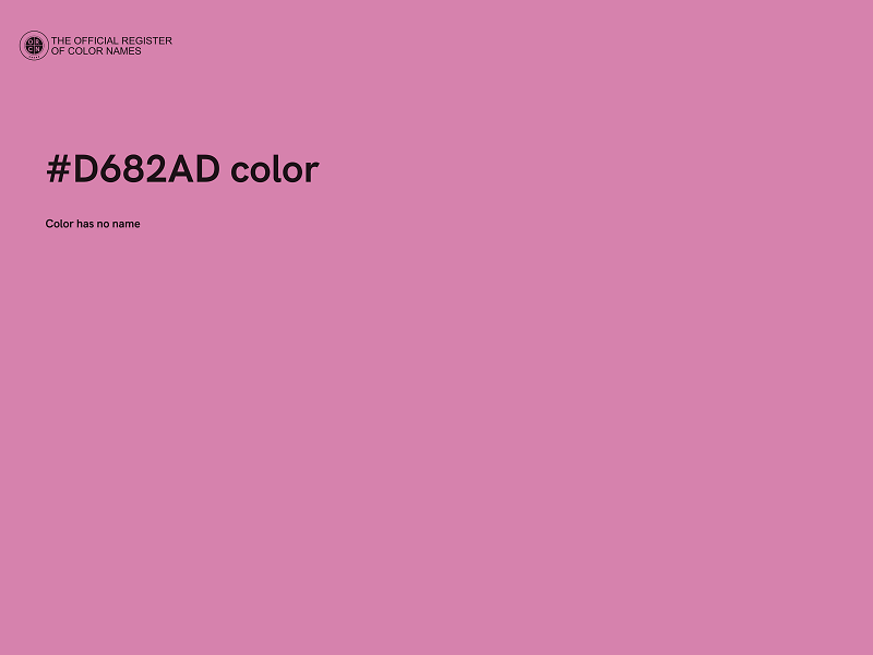 #D682AD color image