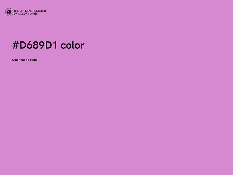 #D689D1 color image