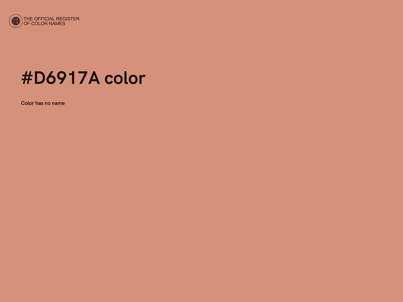 #D6917A color image