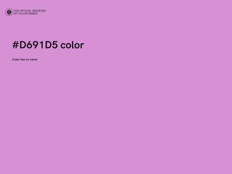 #D691D5 color image