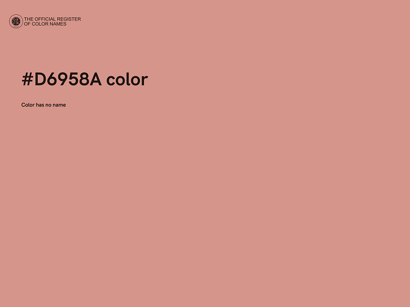 #D6958A color image